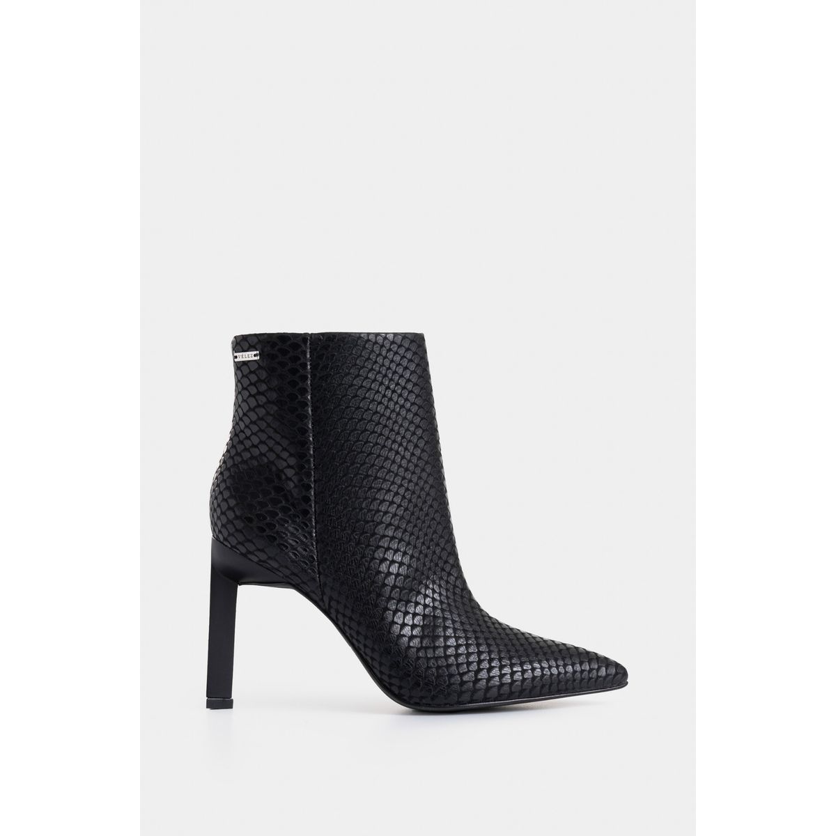 VELEZ - Vélez Botines Black De Cuero Para Mujer Snake Negro