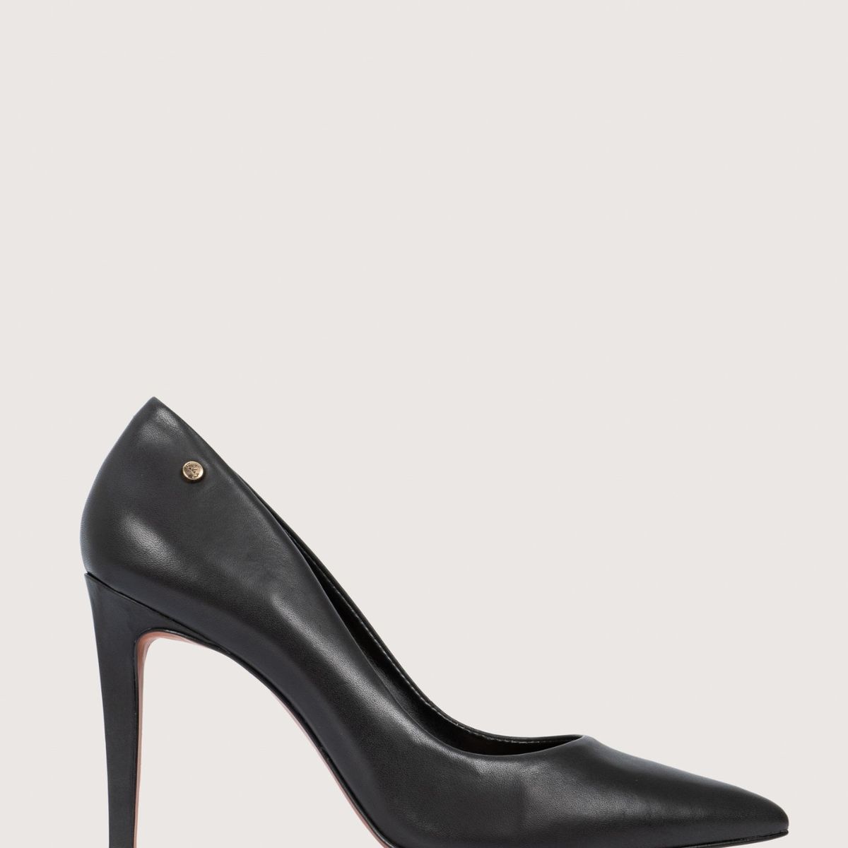 VELEZ - Vélez Tacones Cerrados De Cuero Liso Negro