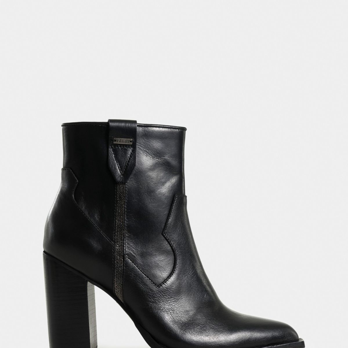 VELEZ - Vélez Botines Tatacoa De Cuero Para Mujer Detalle En Millaré Negro