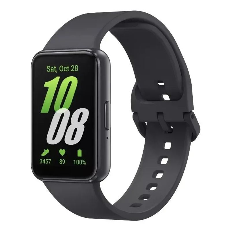 SAMSUNG - Samsung Galaxy Fit 3 Smartwatch Sport, Gris Oscuro, Pantalla AMOLED 1.6