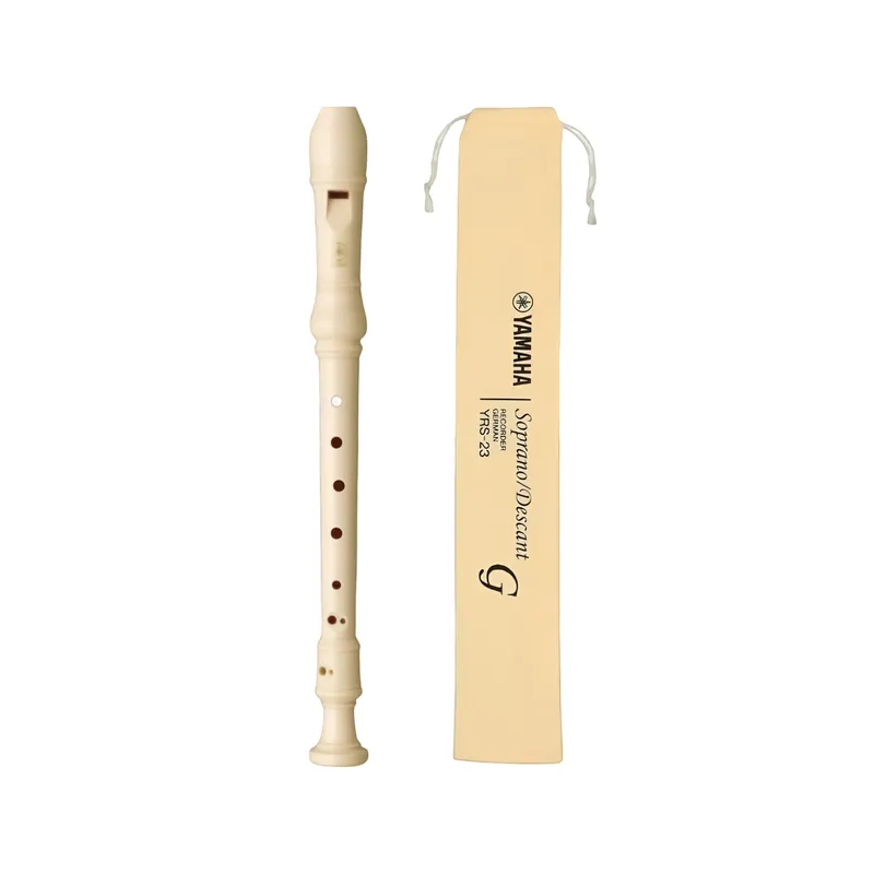 GENERICO - Flauta Profesional Yamaha Yrs23 Color Crema Portable
