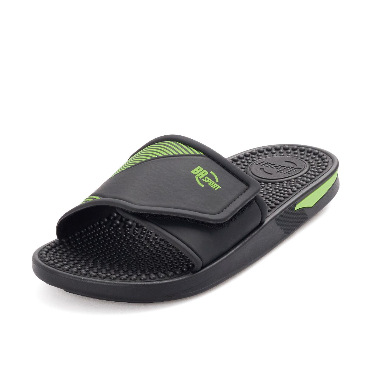 SKY WALK - Sky Walk Sandalia Plana para Hombre 6631372254-120NEGRO