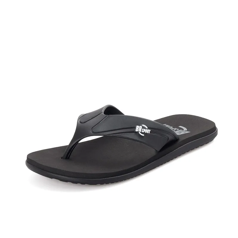 SKY WALK - Sky Walk Sandalia Plana para Hombre 6631372260-100NEGRO