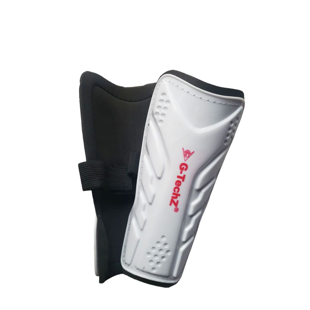 GENERICO - Canilleras Espinilleras Con Banda De Fútbol Niño - Blanco