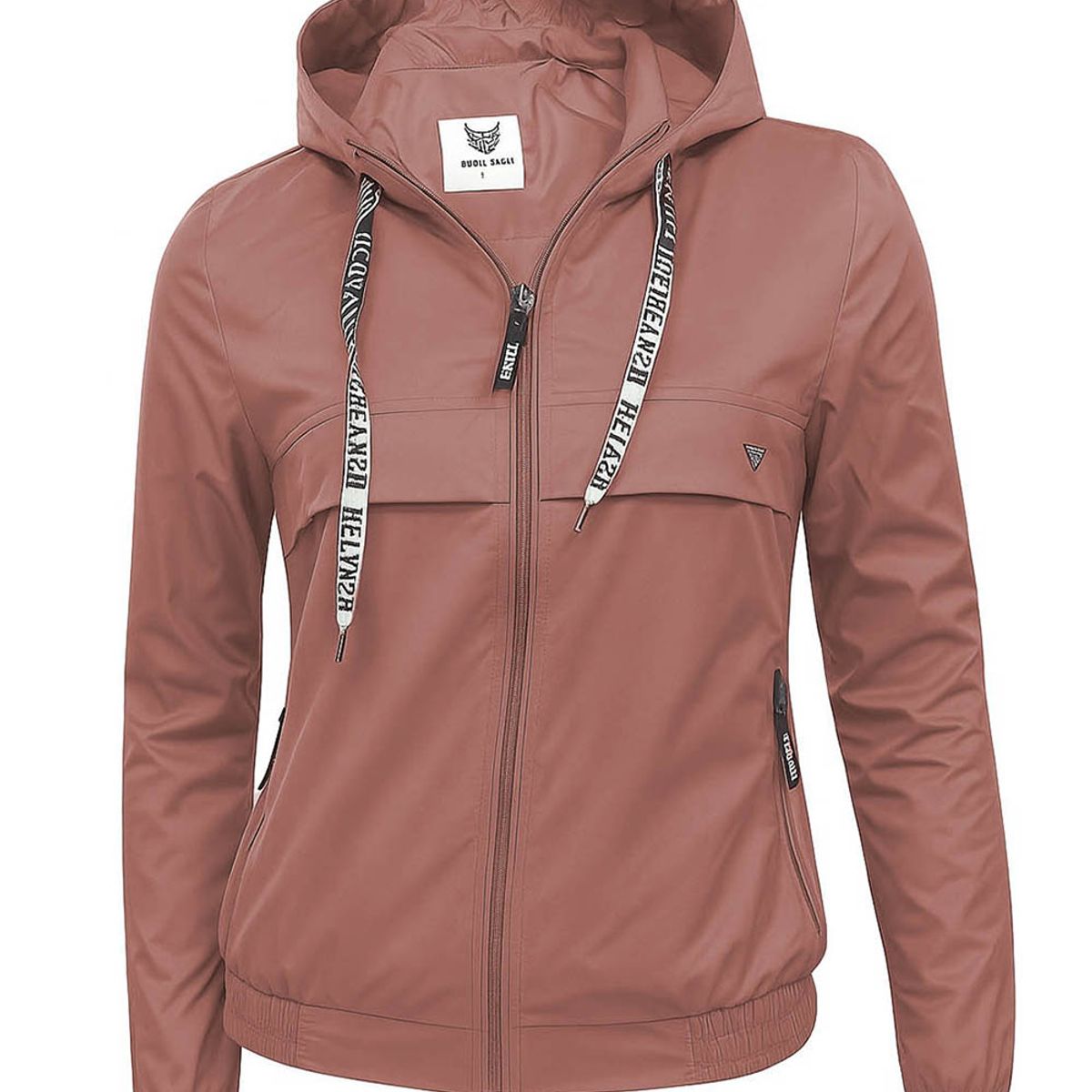 MODA EN CIRCUITO - Chaqueta Impermeable Rompevientos para Mujer