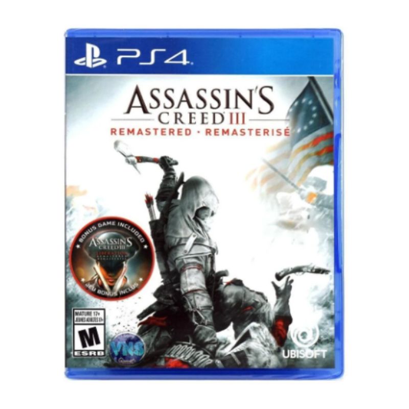 PLAYSTATION - Assassins Creed III Remastered PS4 Fisico