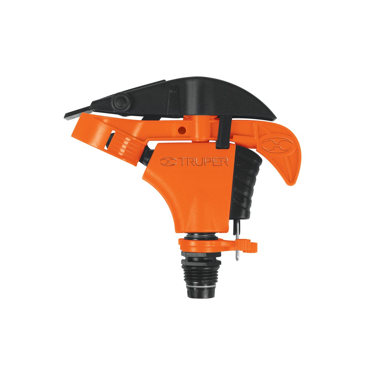 TRUPER - Aspersor Metálico Doble Chorro Truper Sin Estaca Riego 17 M