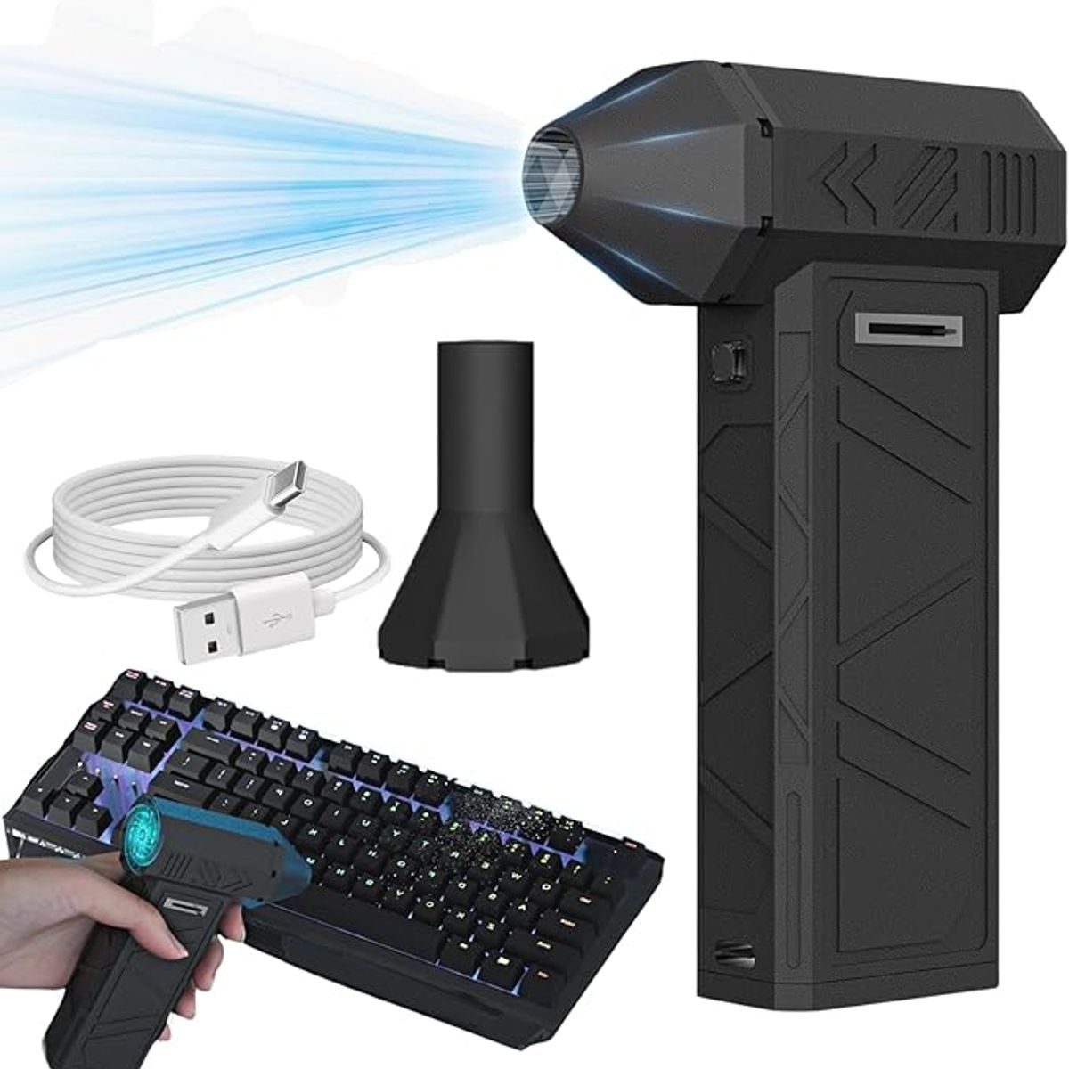 GENERICO - plumero de aire eléctrico