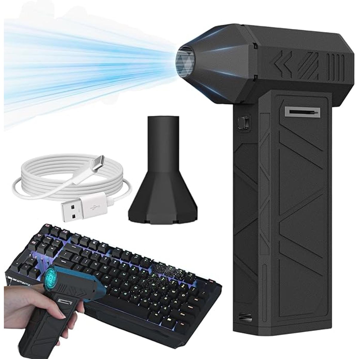 GENERICO - plumero de aire eléctrico