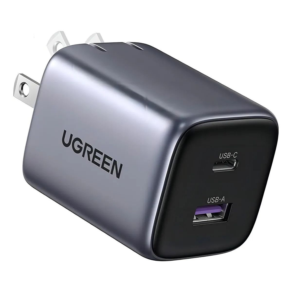 UGREEN - Cargador Ugreen 35 Nexode 2 Puertos Color Negro