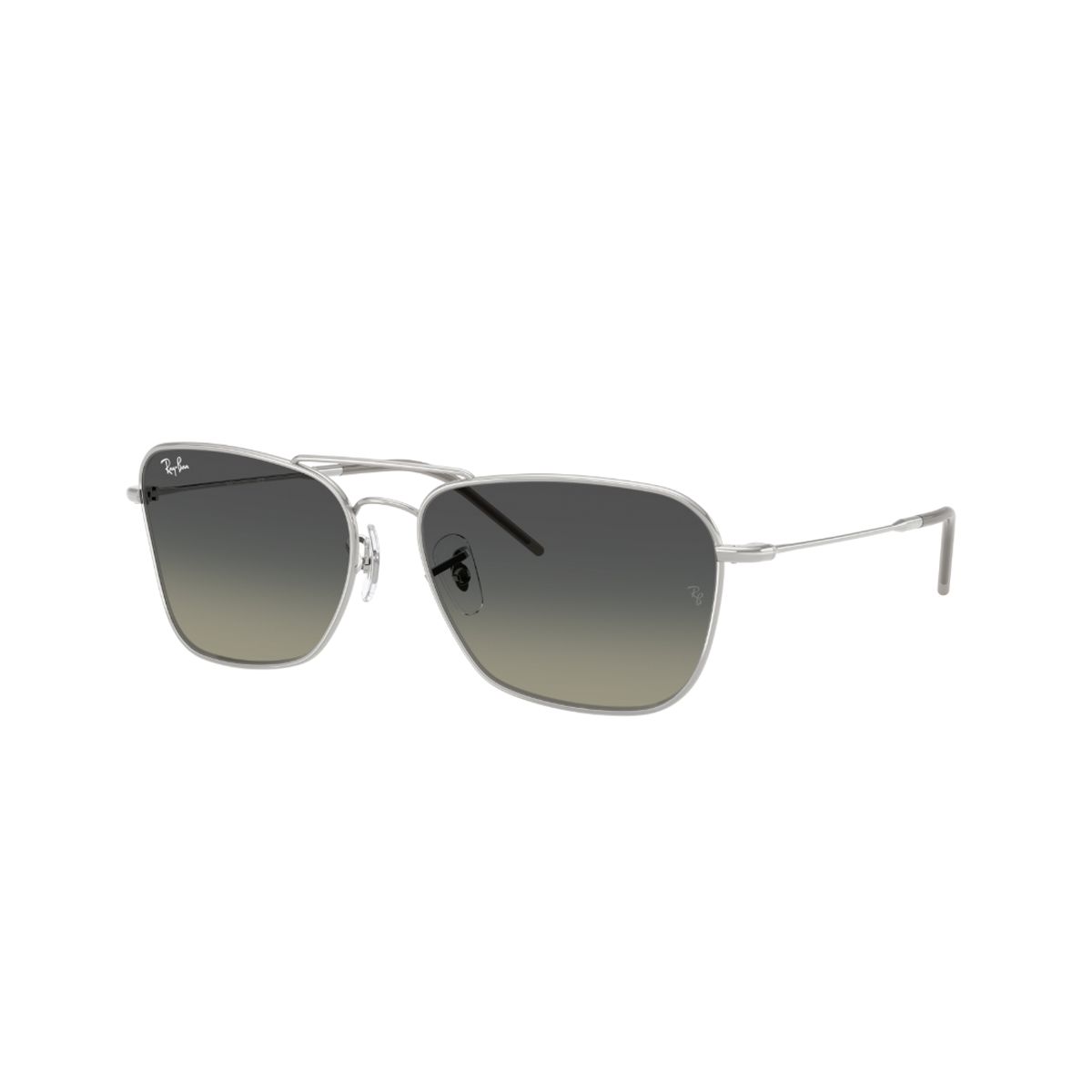 RAY BAN - Gafas de Sol Ray-Ban Caravan Reverse RBR010 Plateado Hombre y Mujer