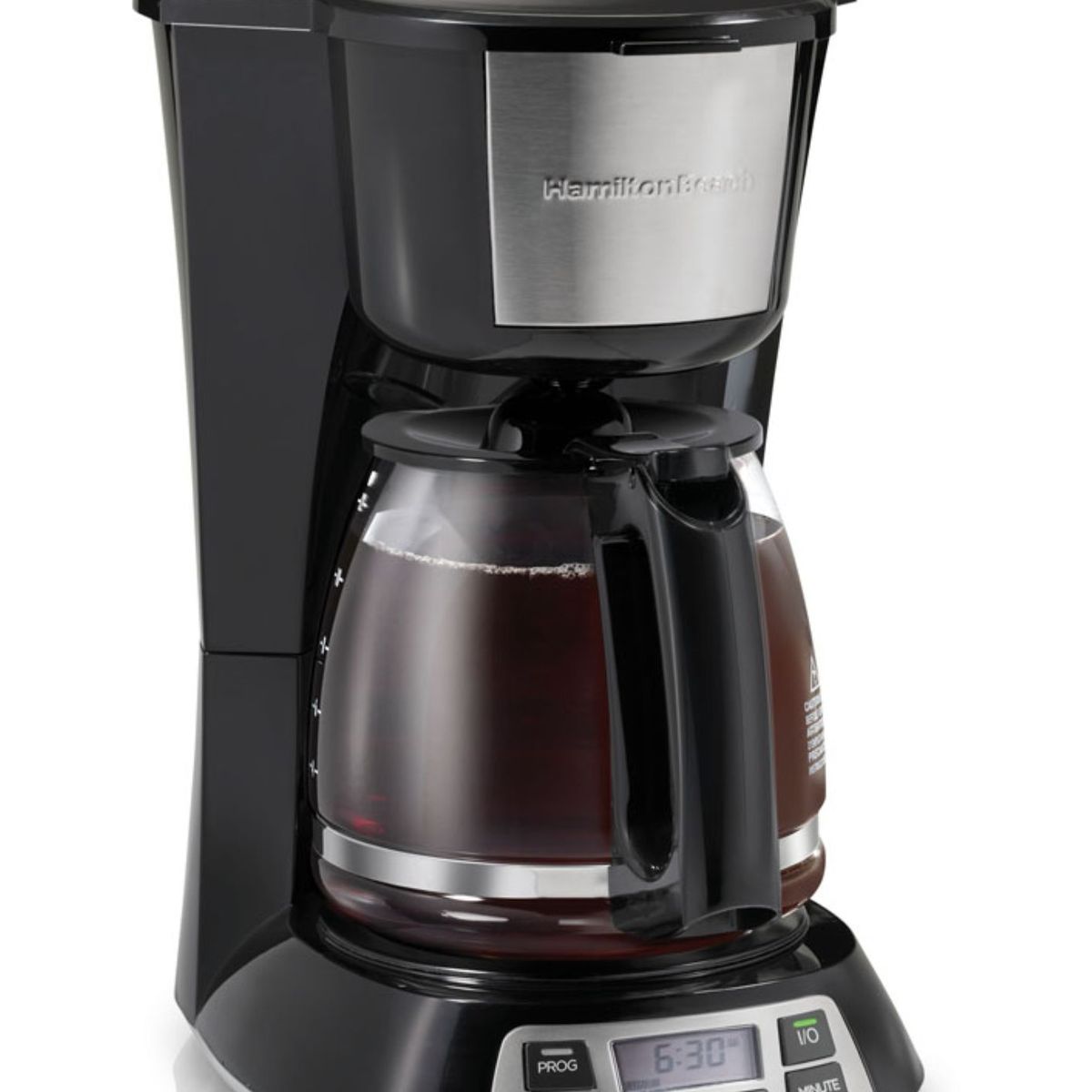 HAMILTON BEACH - Cafetera programable Bold Brew 12 tazas