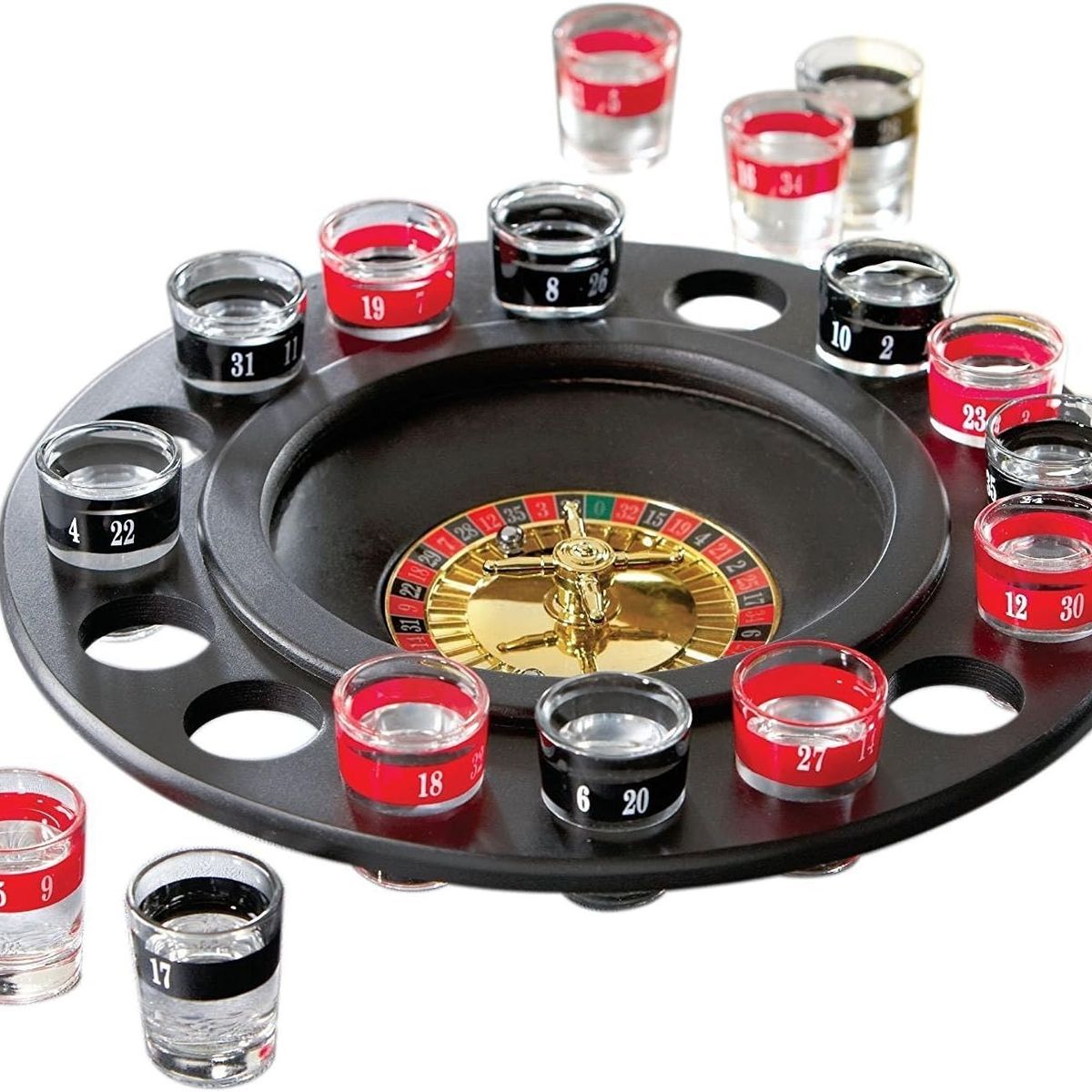 SHUNGA - Ruleta de Shots con Vasos Numerados para Fiestas