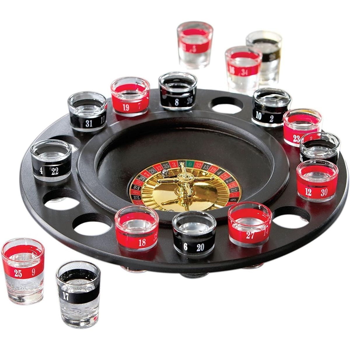 SHUNGA - Ruleta de Shots con Vasos Numerados para Fiestas