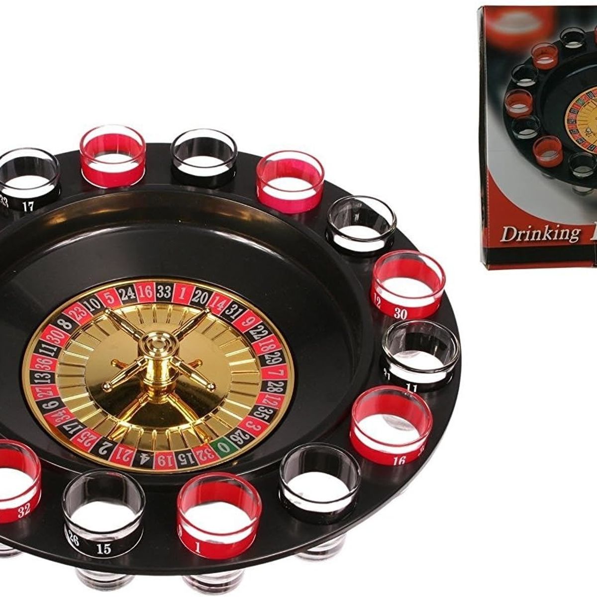 SHUNGA - Ruleta de Shots con Vasos Numerados para Fiestas