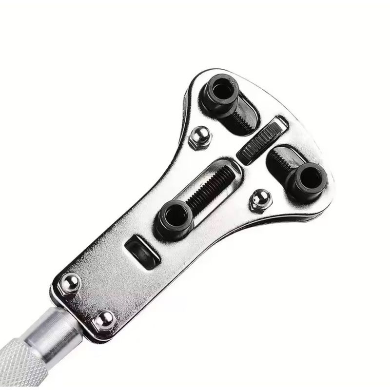 GENERICO - Llave Abrir Tapa Rosca Reloj Herramienta Kit 3 Puntas