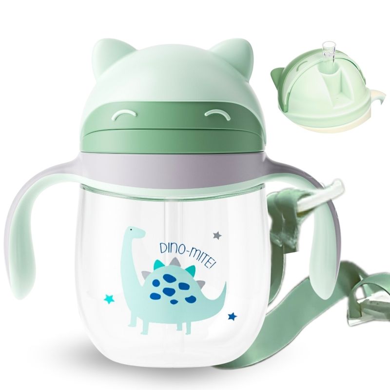 AMERICAN GENERICS - Vaso Entrenador Para Bebe Pitillo 360° Tritan Con Colgadera