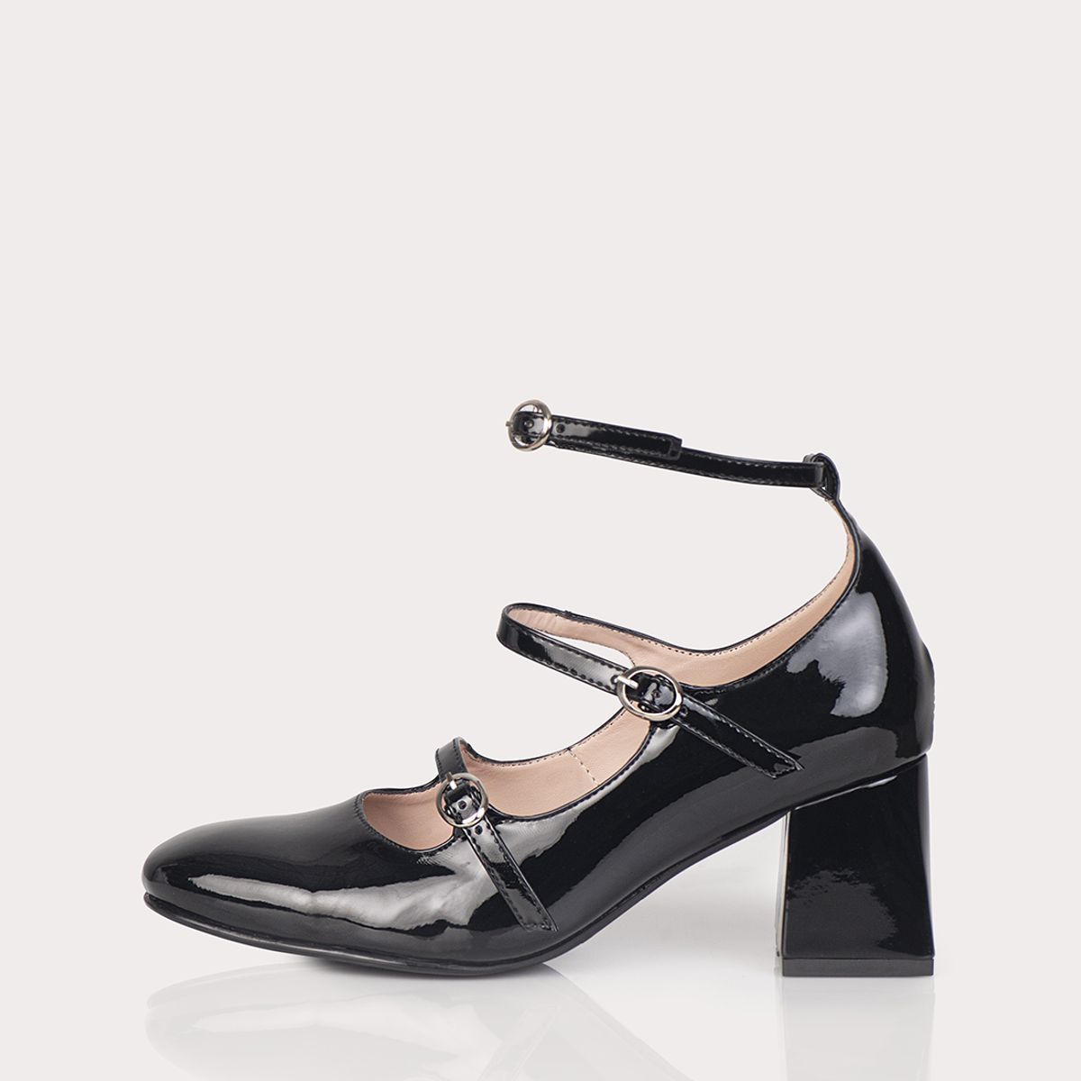 STIVALI - Mary Jane Espana Charol Negro