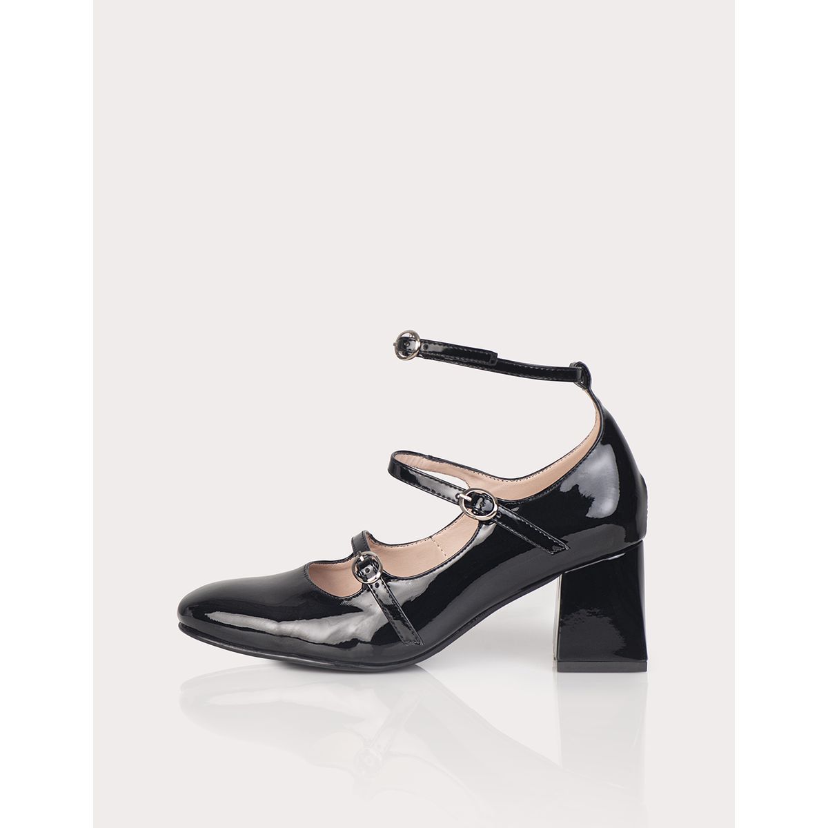 STIVALI - Mary Jane Espana Charol Negro