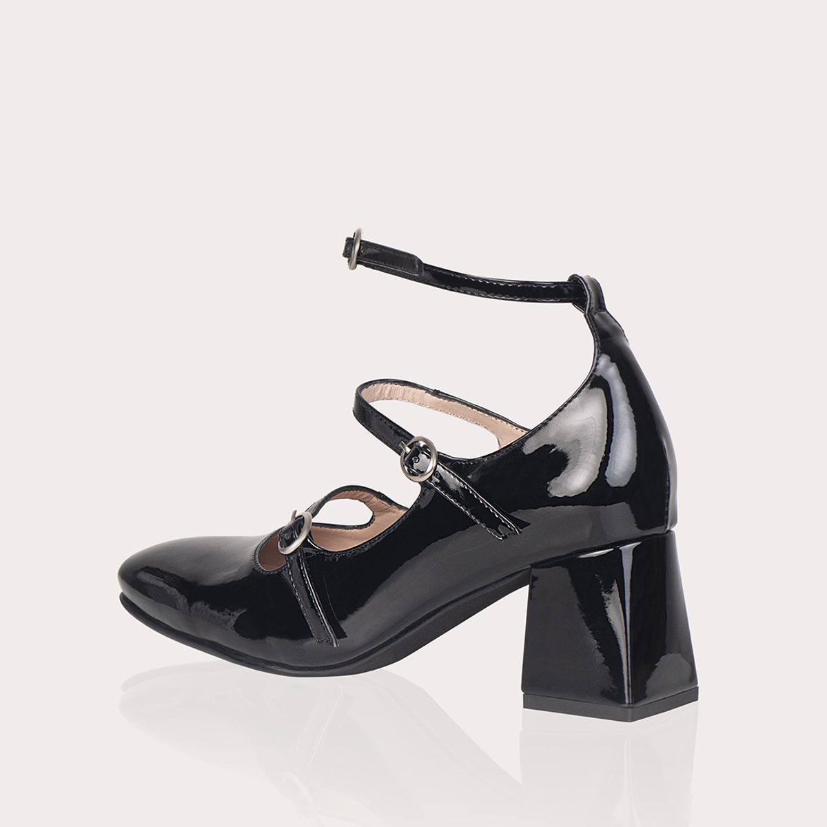 STIVALI - Mary Jane Espana Charol Negro