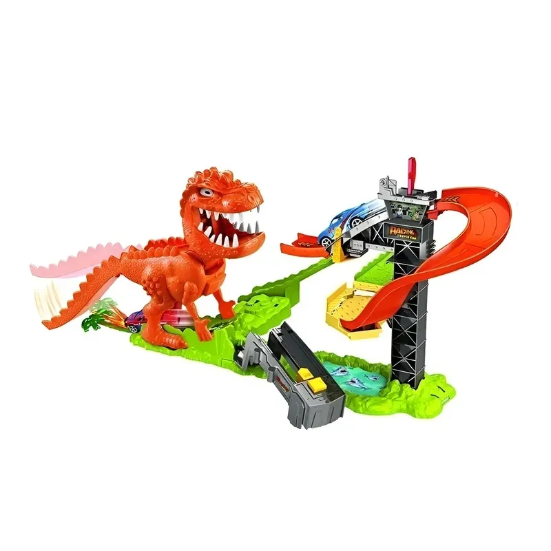 KIDSHOP - Pista De Carro Dinosaurio T Rex Veloz Para Niños 8899-91