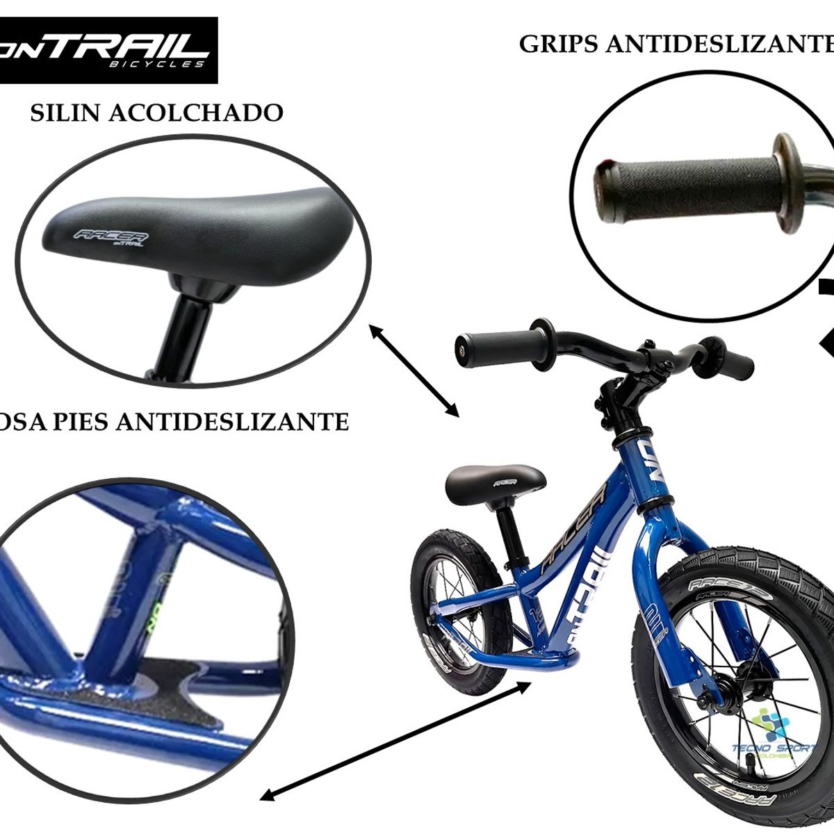 GW - Bicicleta Niña Niño Rin 12 Gw Impulso Balance