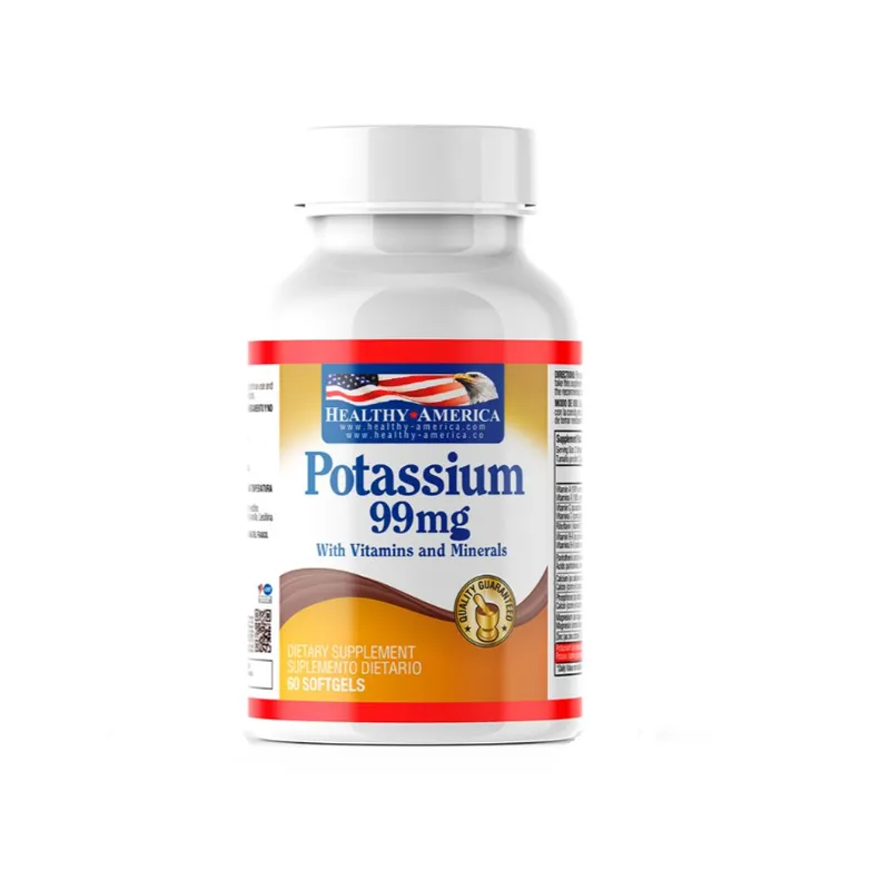 HEALTHY AMERICA - POTASIO 99 MG CON VITAMINAS Y MINERALES X 60 U.