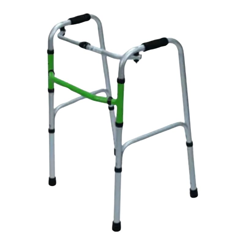 GENERICO - Caminador Ortopédico Doble Función En Aluminio Verde