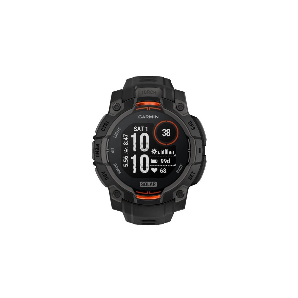 GARMIN - Smartwatch Garmin Instinct 3 de 45 mm con carga solar