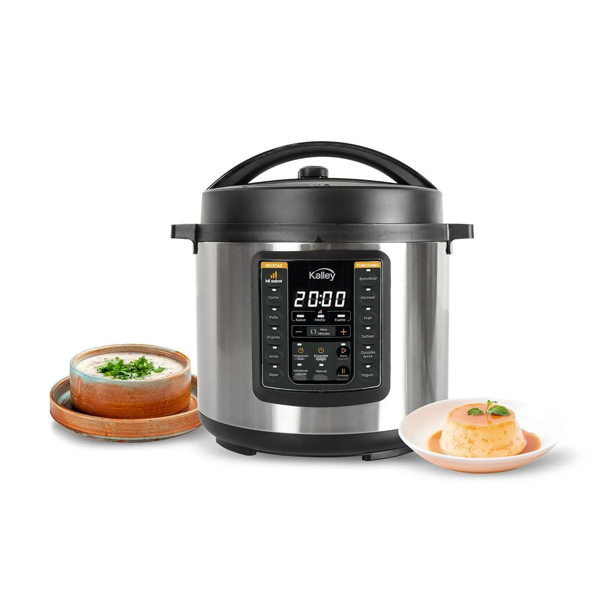 KALLEY - Olla Multifuncional Kalley 5,5 Litros