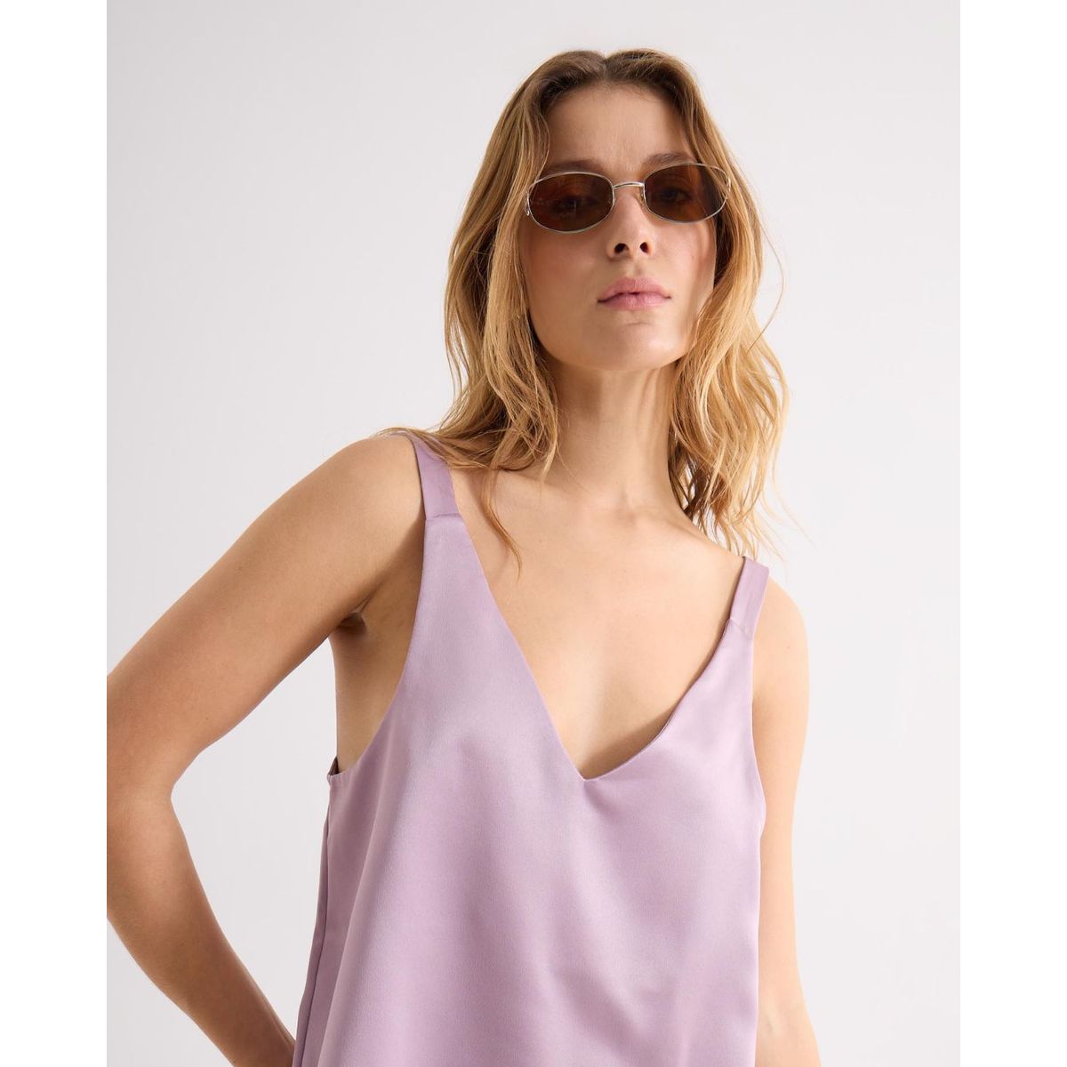 SEVEN SEVEN - Blusa Para Mujer Manga Sisa Color Lila Marca Seven Seven #28124088