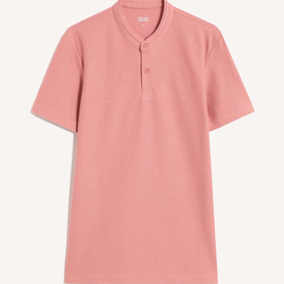 SEVEN SEVEN - Polo De Hombre  Color Rosado Marca Seven Seven #45110907