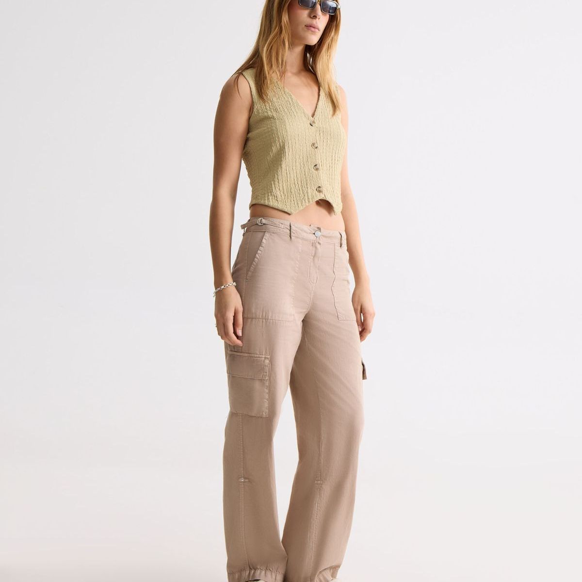 SEVEN SEVEN - Pantalón Para Mujer Moda Color Beige Marca Seven Seven #28071888