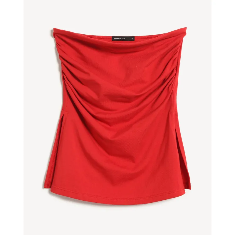 SEVEN SEVEN - Camiseta Para Mujer Straple Color Rojo Marca Seven Seven #28096475