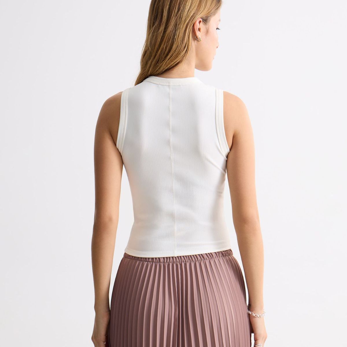 SEVEN SEVEN - Camiseta Para Mujer Manga Sisa Cuello Redondo Color Blanco Marca Seven Seven #28096387