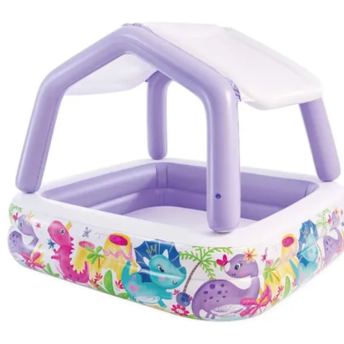 INTEX - Piscina Inflable Con Toldo Desmontable Intex Diversión