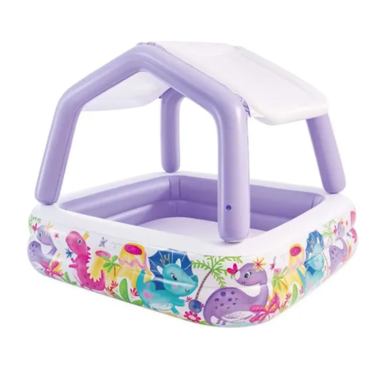 INTEX - Piscina Inflable Con Toldo Desmontable Intex Diversión