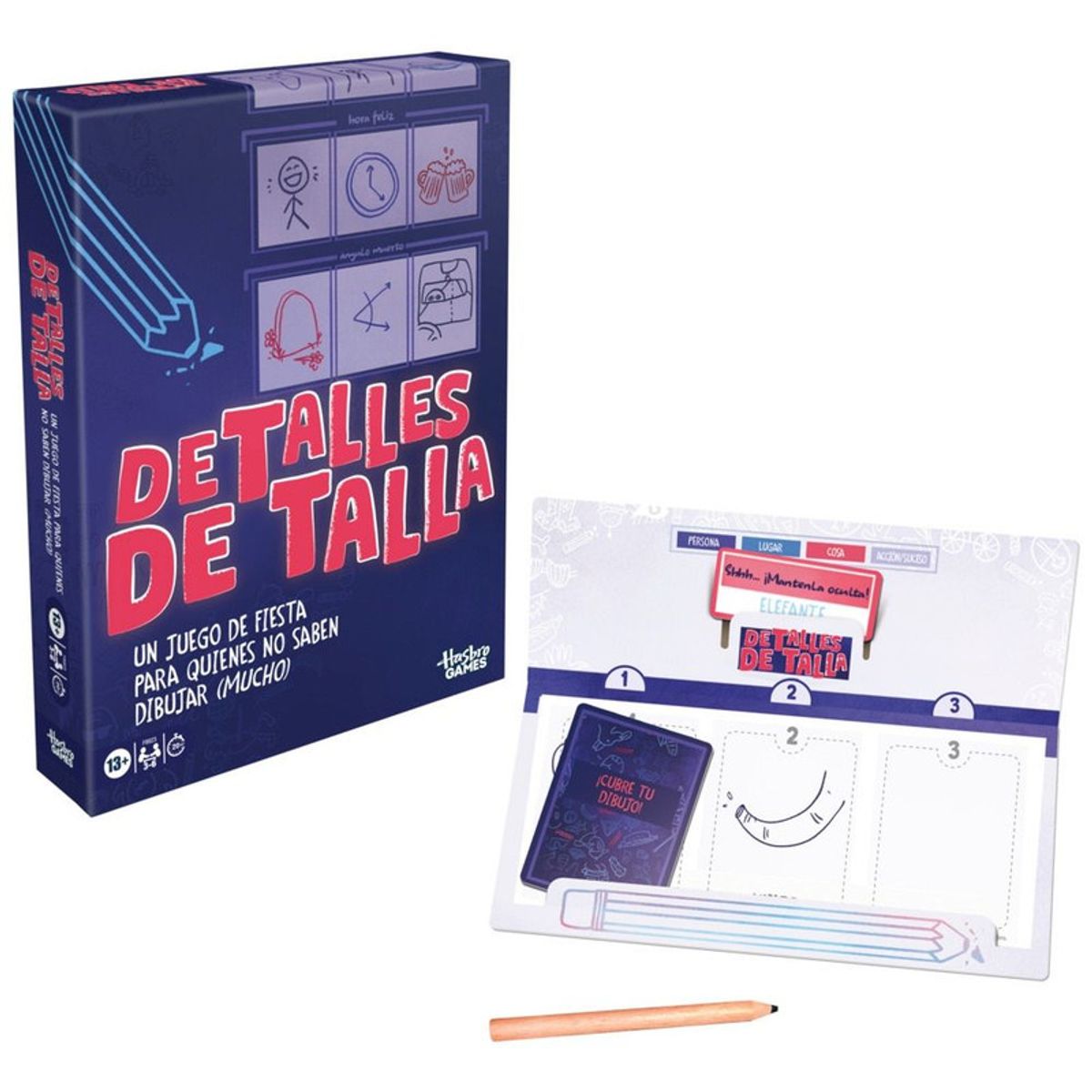 HASBRO GAMING - Juego De Mesa Detalles En Talla