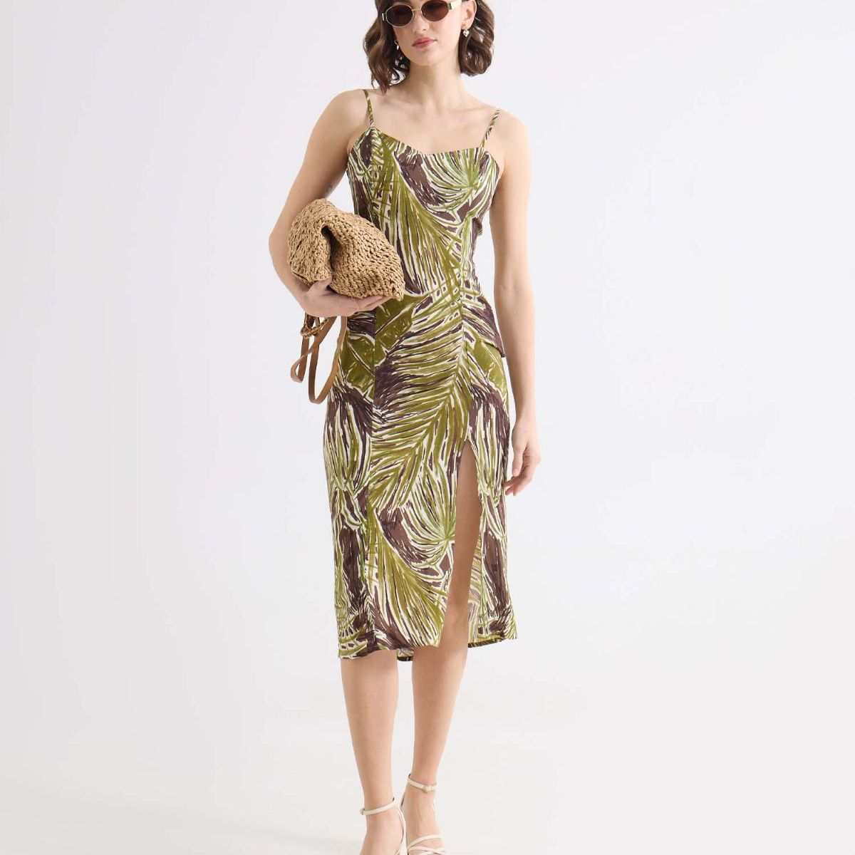 SEVEN SEVEN - Vestido Para Mujer M/Sisa Largo Color Café Marca Seven Seven #28171431