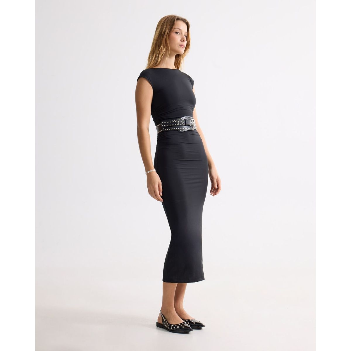 SEVEN SEVEN - Vestido Para Mujer M/Sisa Largo Color Negro Marca Seven Seven #28171450