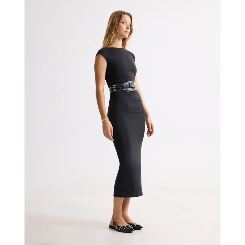 SEVEN SEVEN - Vestido Para Mujer M/Sisa Largo Color Negro Marca Seven Seven #28171450