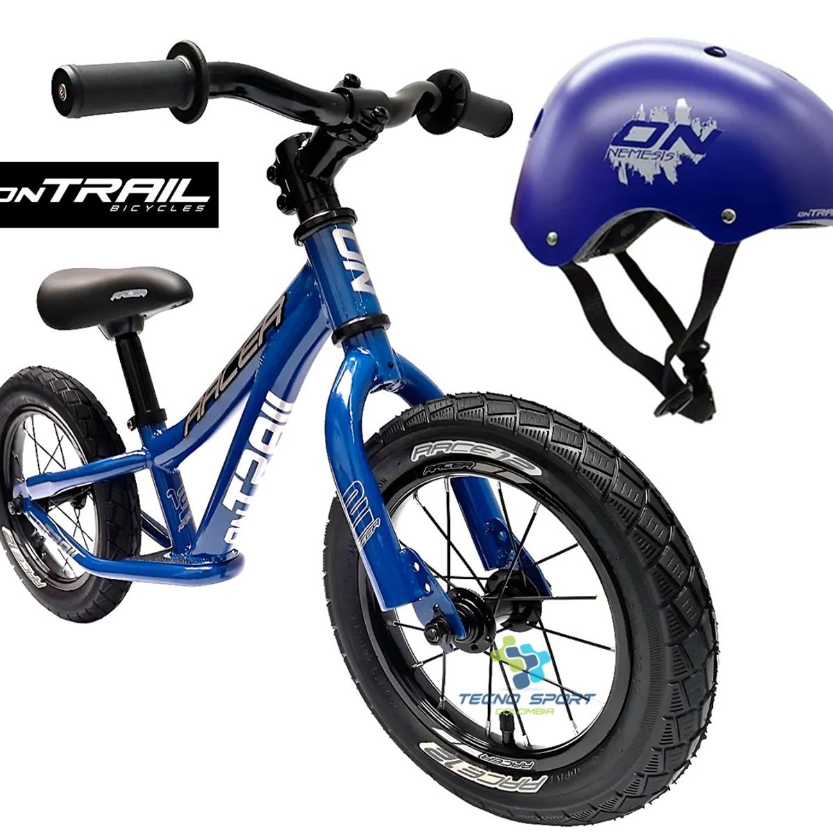 ONTRAIL - Bicicleta +casco Niño Niña Rin 12 ONTRAIL Balance Iniciacion