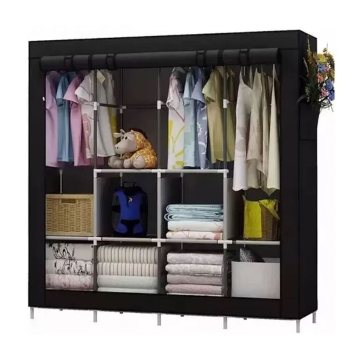 GENERICO - Armario Organizador 4 Cuerpos De Tela