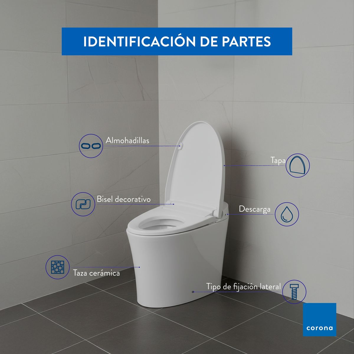 CORONA - Sanitario Inteligente Nyren ECO