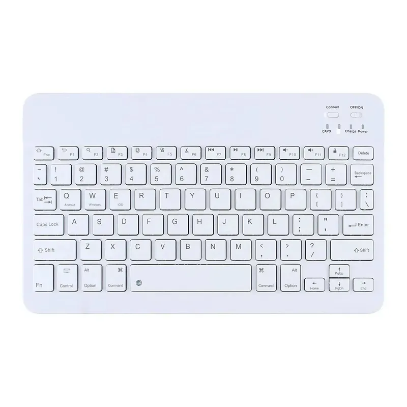 GENERICO - Teclado Mini Bluetooth BT-030 Blanco Nuevo