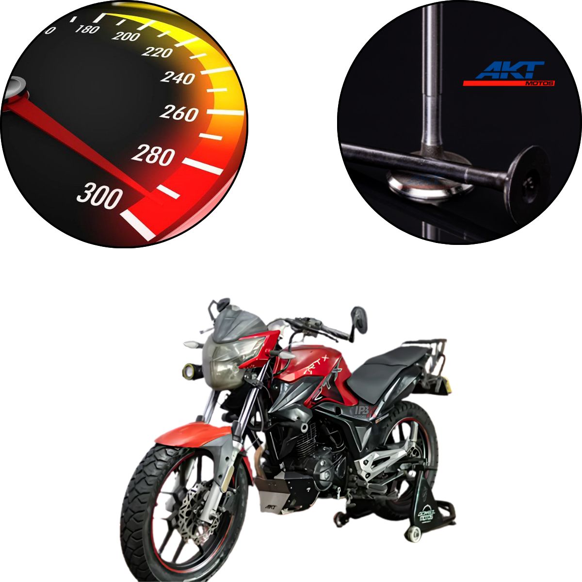 AKT - Kit válvulas originales AKT RTX 150 repuestos motos lujos