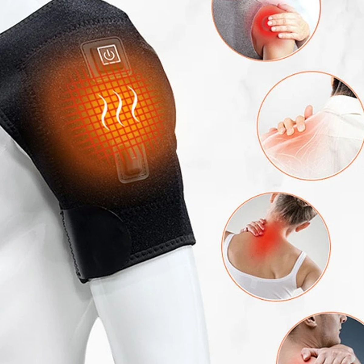 GENERICO - Hombrera Térmica de Calor Infrarrojo con Control de Temperatura