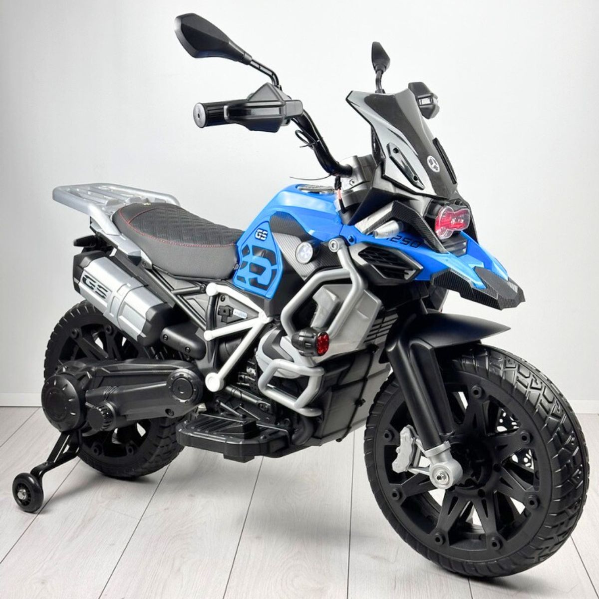 BEBESUNITA - Moto Eléctrica Para Niños 12V Con Luces Led Llanta de Goma