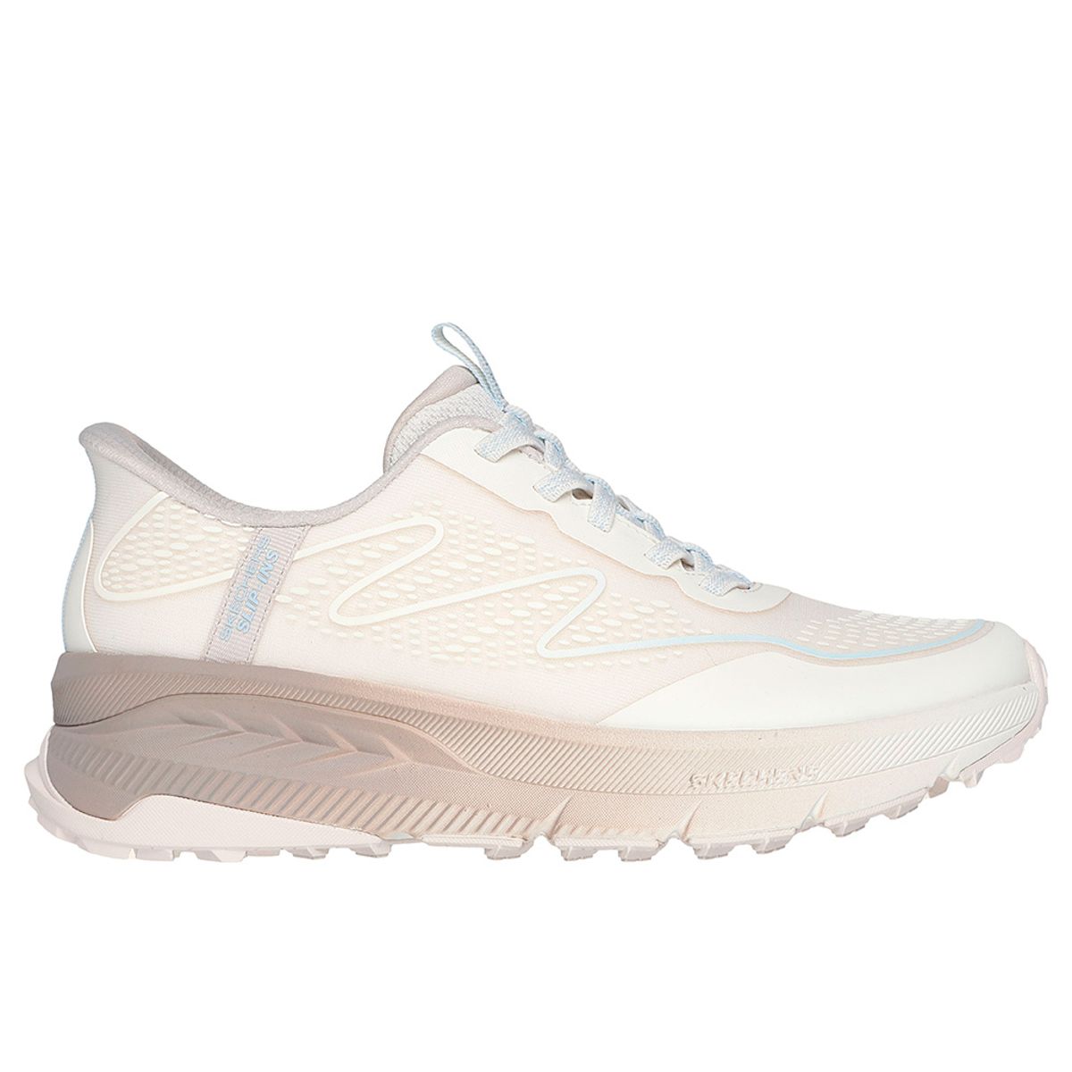 SKECHERS - Tenis Skechers Mujer   Switch Back - Mist - Blanco - Rosado