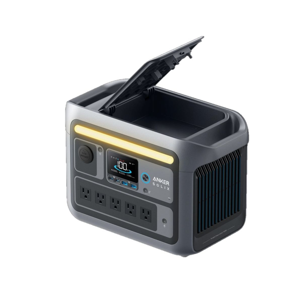 ANKER SOLIX - Estación De Energia Portatil Anker Solix C800X 1200w 768wh